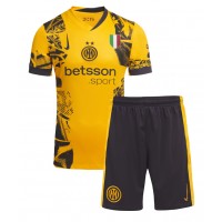 Camiseta Inter Milan Henrikh Mkhitaryan #22 Tercera Equipación Replica 2024-25 para niños mangas cortas (+ Pantalones cortos)